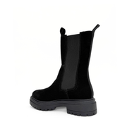 Sherry Nubuck Lugsole Booties