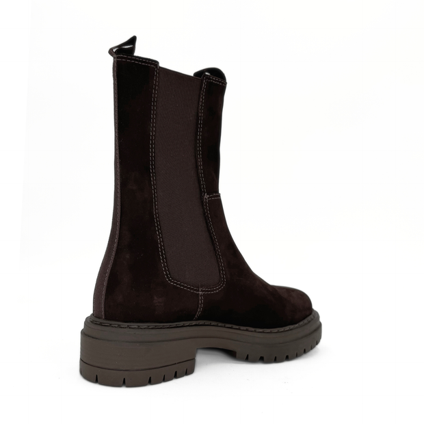 Sherry Nubuck Lugsole Booties