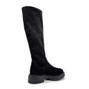 Fiona Lug-Sole Tall Nubuck Boots