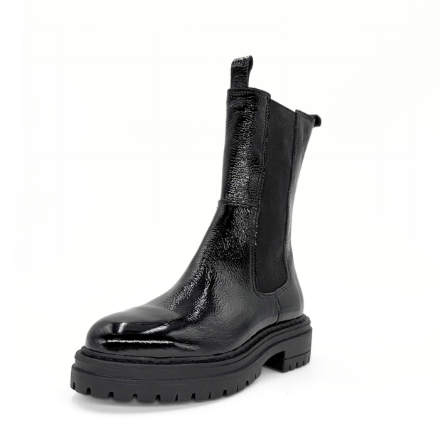 Sherry Patent Lugsole Booties