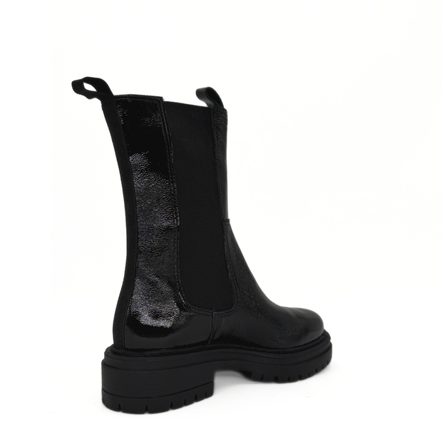 Sherry Patent Lugsole Booties
