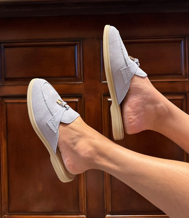 Lasso Suede Slip On Loafers